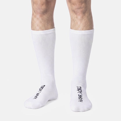 Calcetines Unisex Las Tres Puntas Pack Largo Blanco / Negro / Gris Haka Honu