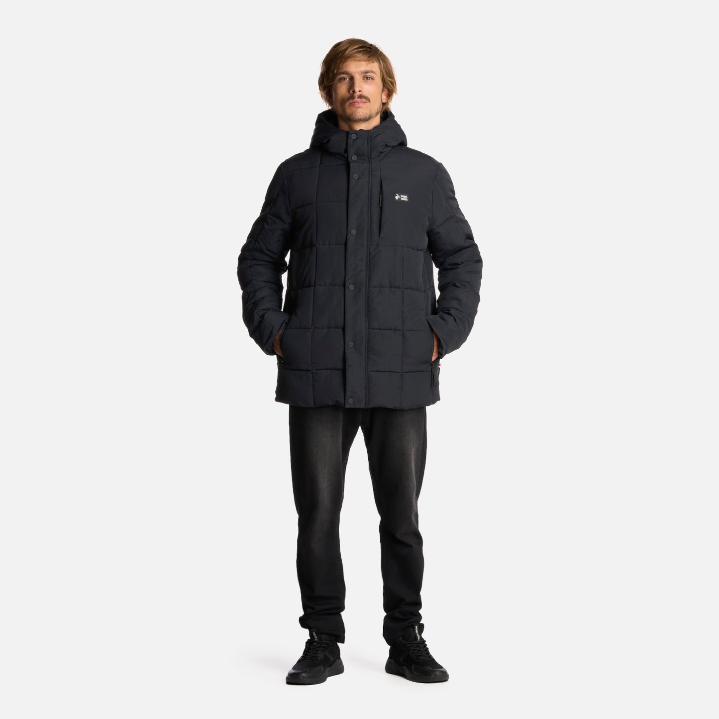 Chaqueta Hombre Aislado Negro Haka Honu