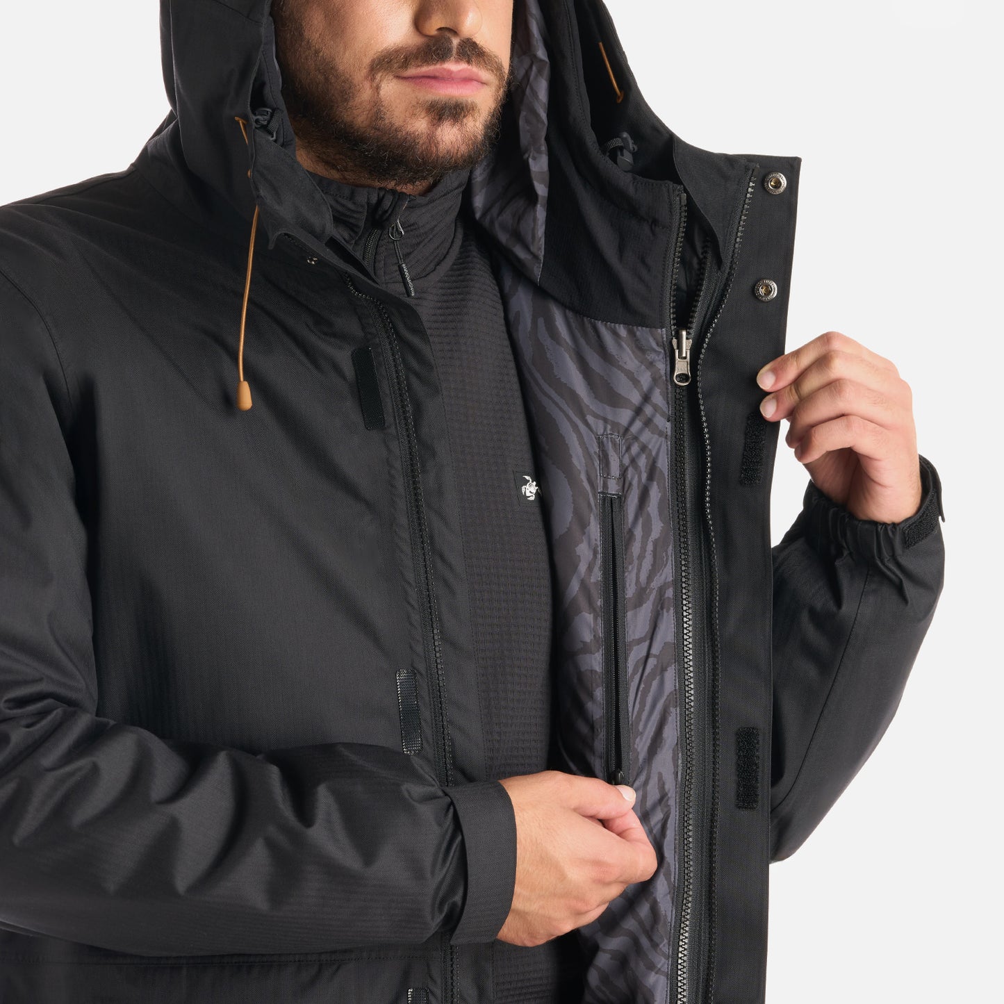 Chaqueta Hombre Perro Guapo Pro Negro Haka Honu