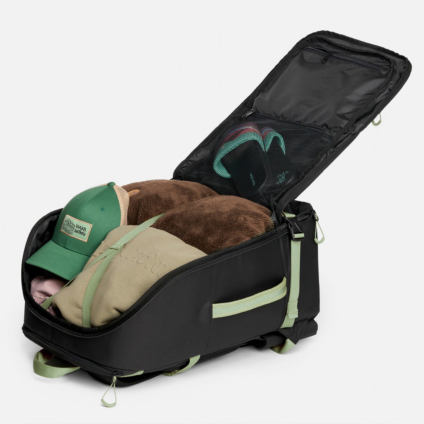 Mochila Viajera 42L Negro Haka Honu