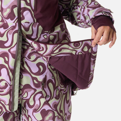 Chaqueta Mujer Yeti Print Malva Haka Honu