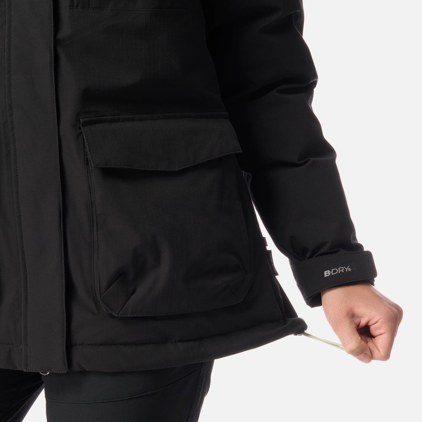 Chaqueta Mujer Diluvio Negro Haka Honu