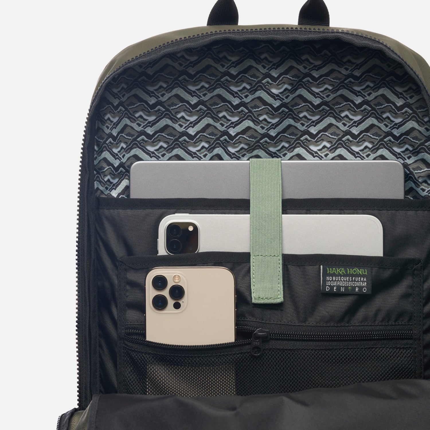 Mochila Cromi 22L Verde Grisaceo Haka Honu | HakaHonu
