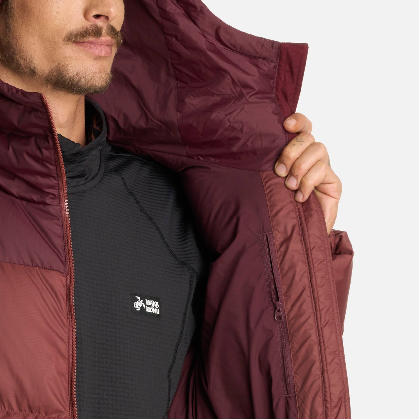 Chaqueta Hombre Campo Base Vino Haka Honu