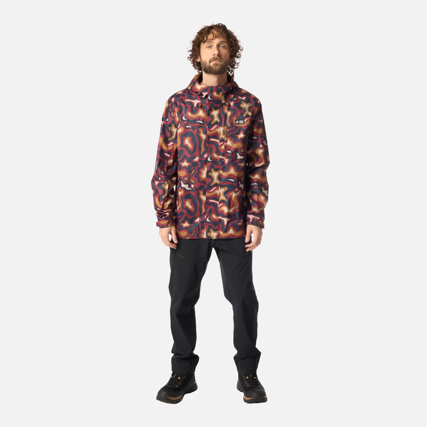 Chaqueta Hombre Kauai Full Print Vino Haka Honu