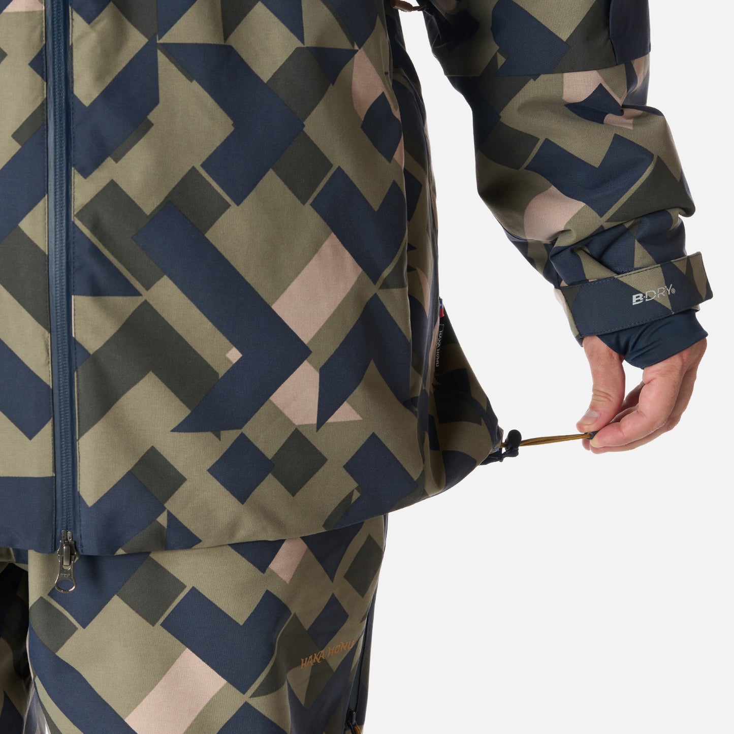 Chaqueta Hombre Yeti Print Verde Oliva Haka Honu