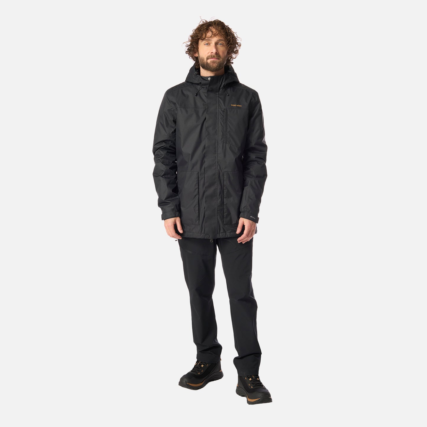 Chaqueta Hombre Terranova Negro Haka Honu