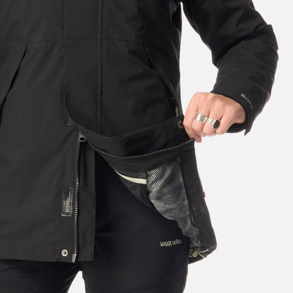 Chaqueta Mujer Escarcha Negro Haka Honu