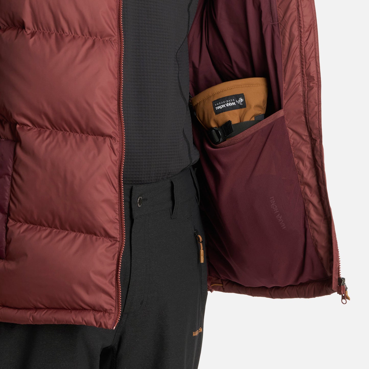 Chaqueta Hombre Campo Base Vino Haka Honu