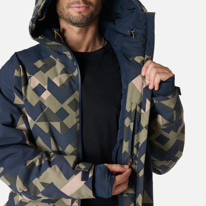 Chaqueta Hombre Yeti Print Verde Oliva Haka Honu