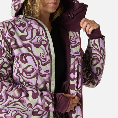 Chaqueta Mujer Yeti Print Malva Haka Honu