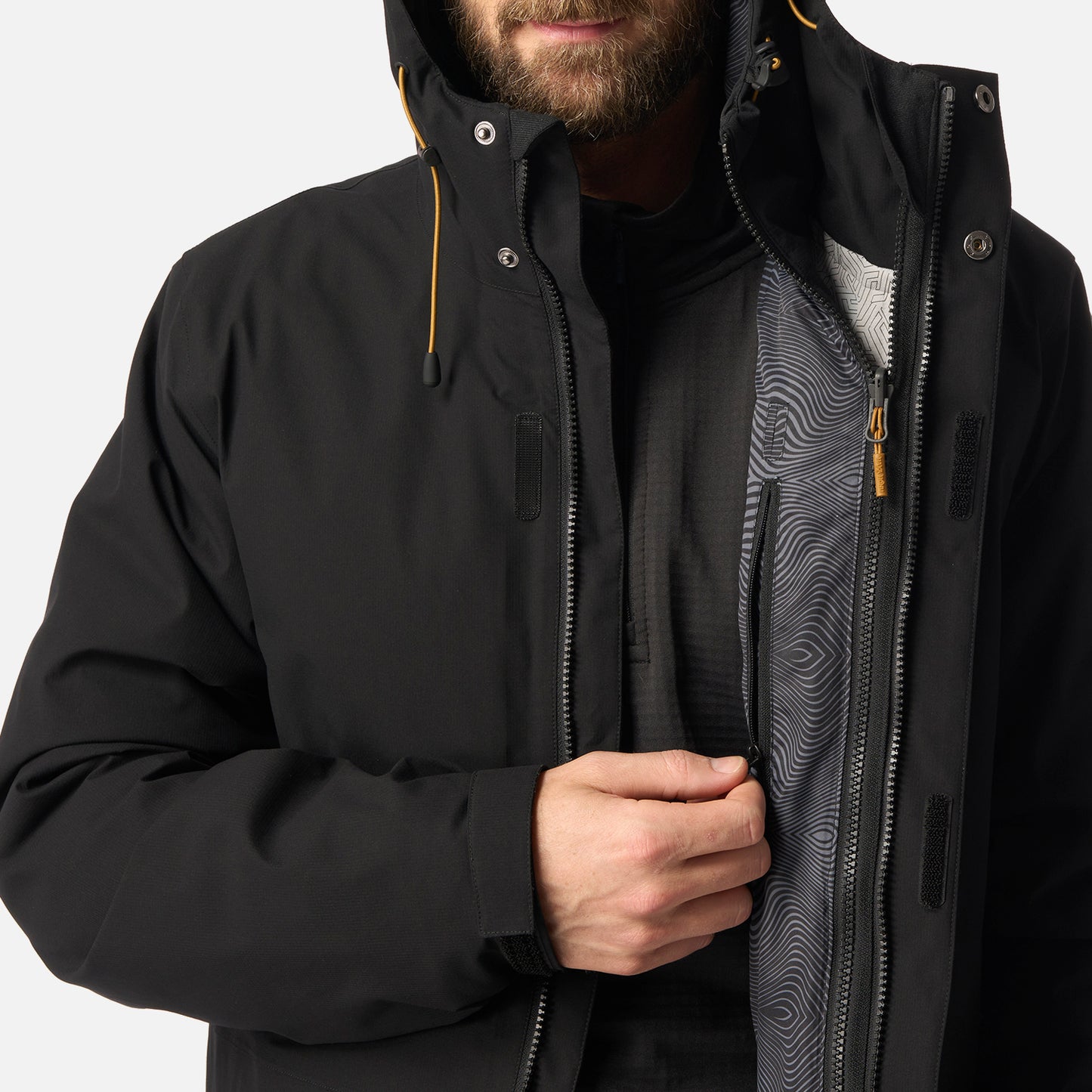 Chaqueta Hombre Perro Guapo Pro Negro Haka Honu