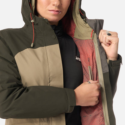 Chaqueta Mujer Perro Guapo Pro Verde Oliva Haka Honu