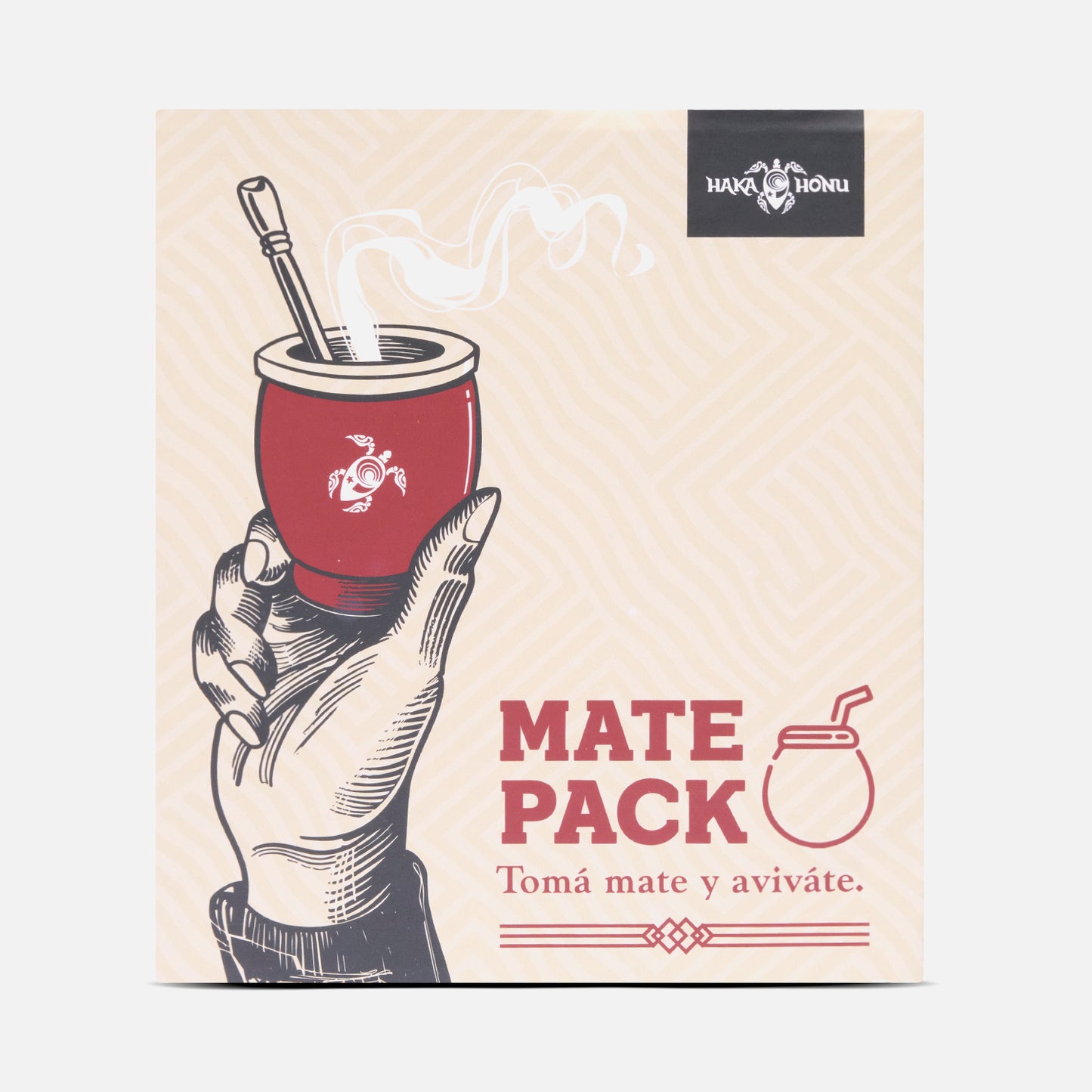 Tazón Mate Pack Negro Haka Honu