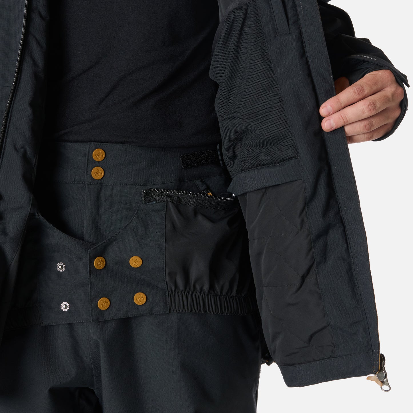 Chaqueta Hombre Yeti Negro Haka Honu