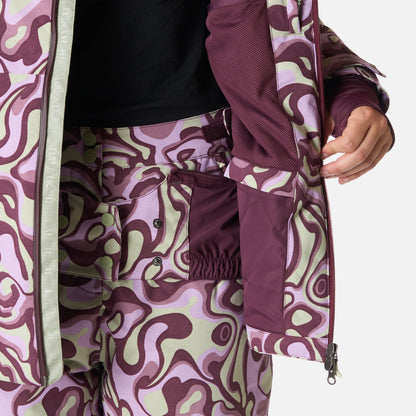 Chaqueta Mujer Yeti Print Malva Haka Honu