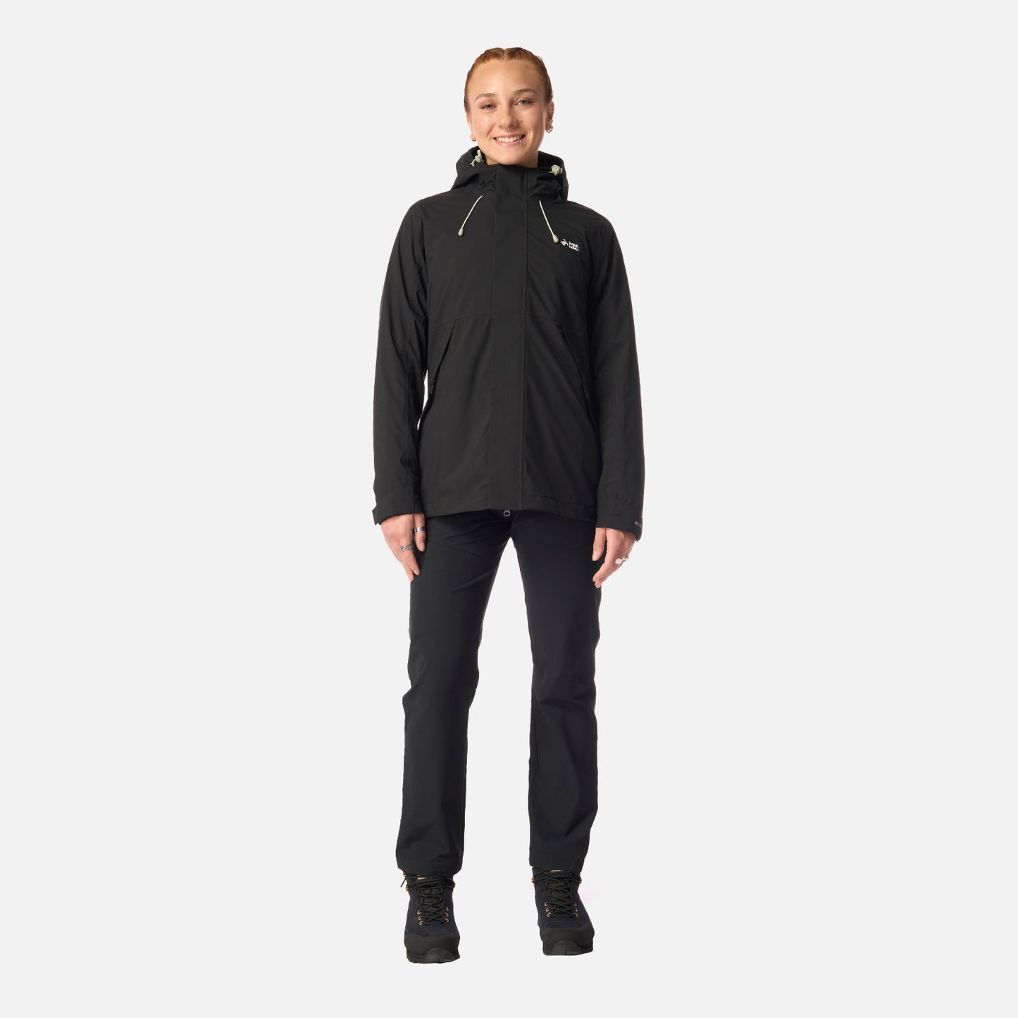 Chaqueta Mujer Escarcha Negro Haka Honu