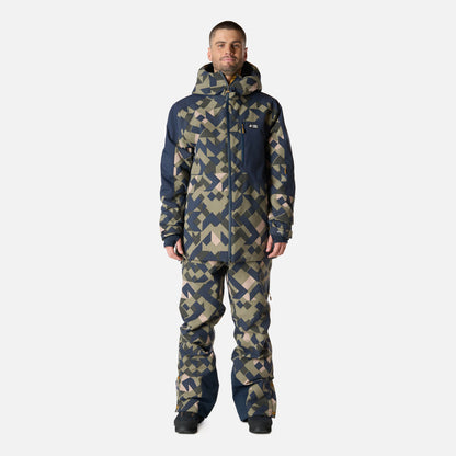 Chaqueta Hombre Yeti Print Verde Oliva Haka Honu