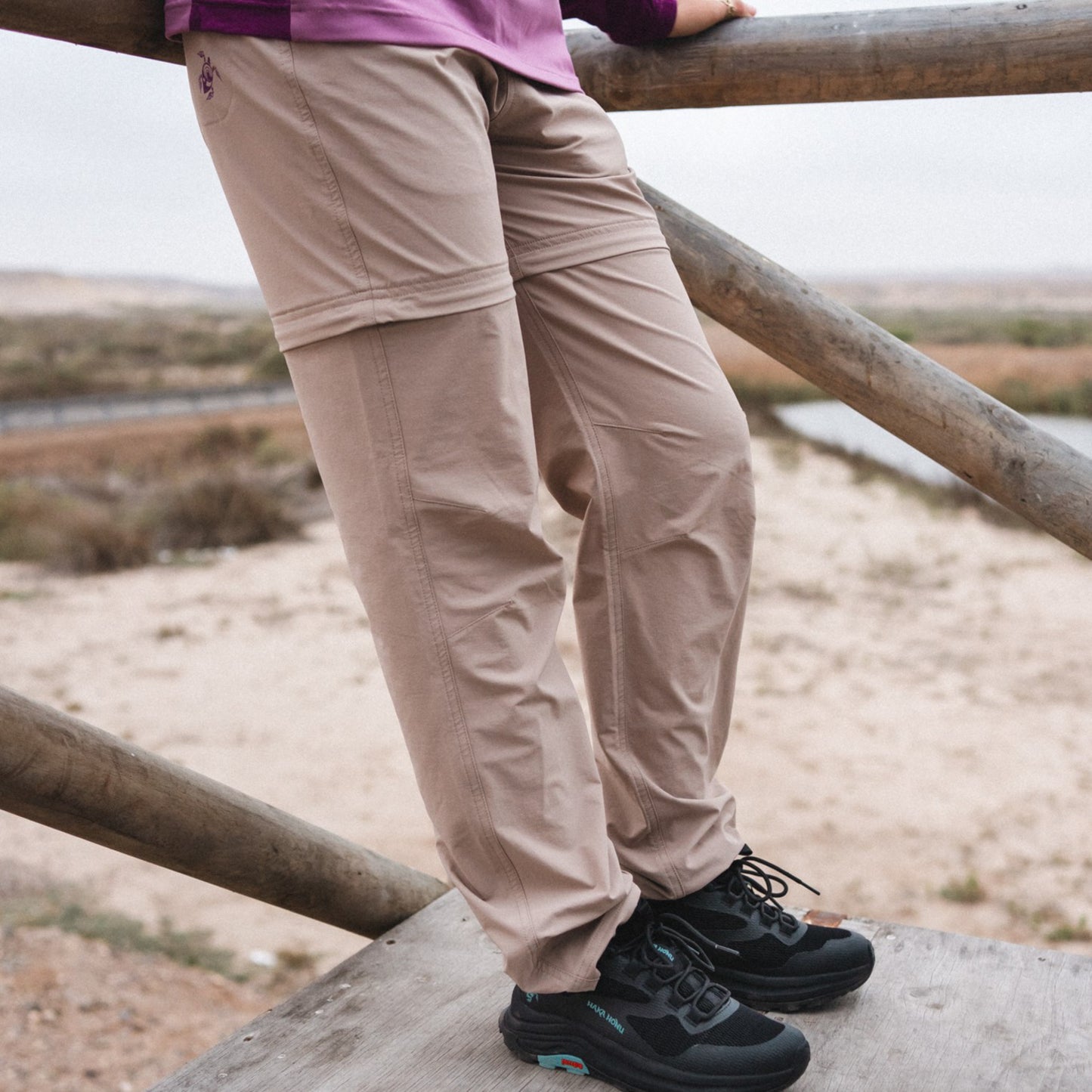 Pantalón Mujer Desmontalo Taupe Haka Honu