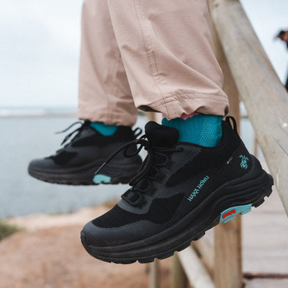 Zapatilla Mujer Huillin Bajo Negro Haka Honu