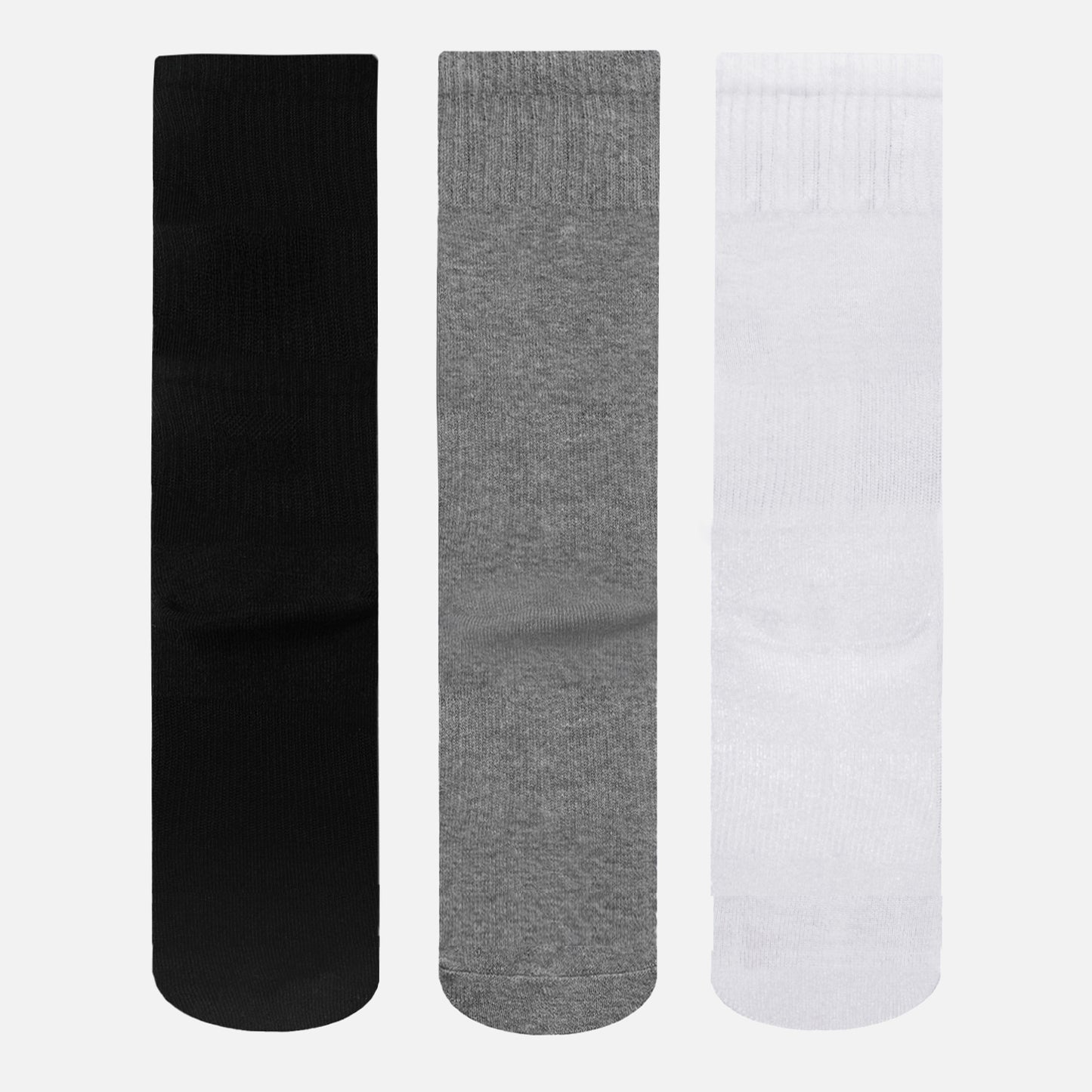 Calcetín Unisex Las Tres Puntas Pack Largo Negro / Gris / Blanco Haka Honu