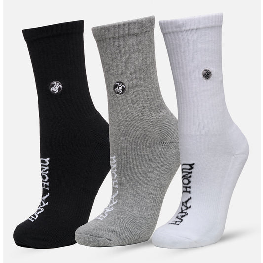 Calcetines Unisex Las Tres Puntas Pack Largo Mix  Haka Honu